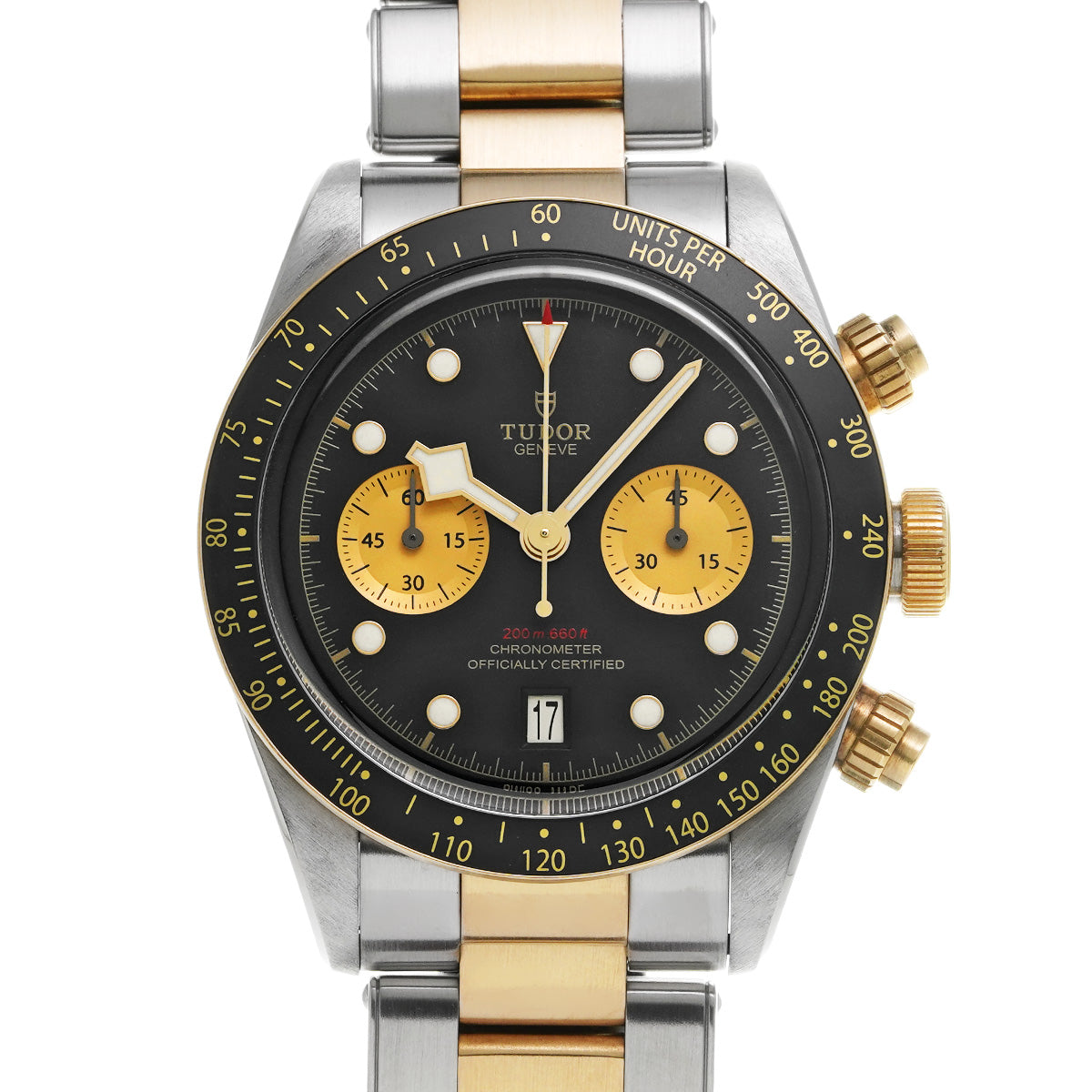 Black Bay Chrono S&amp;G 79363N Black/Champagne TUDOR Men's [Pre-Owned].