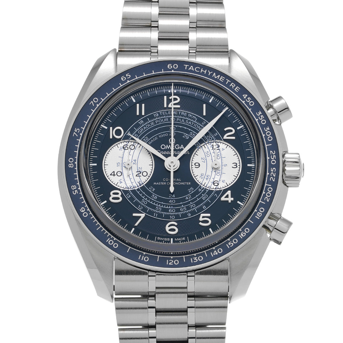 Speedmaster Chronoscope Co-Axial Master Chronometer 329.30.43.51.03.001 Blue/Silver OMEGA Mens [Pre-Owned]