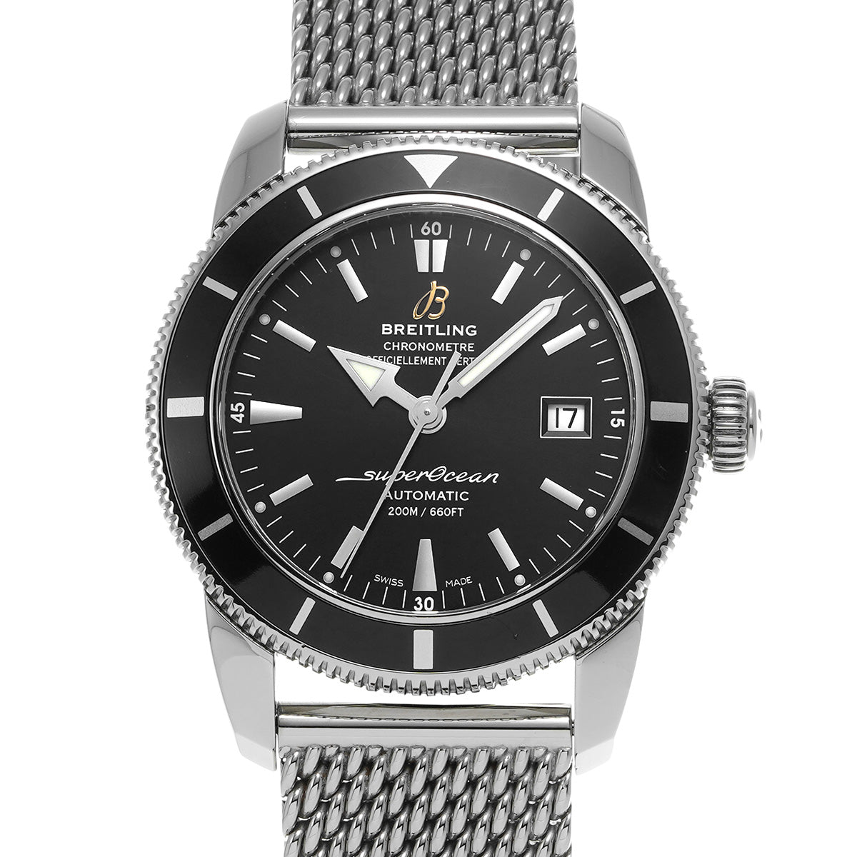 Super Ocean Heritage 42 A1732124/BA61 Black BREITLING Men's [Pre-Owned].