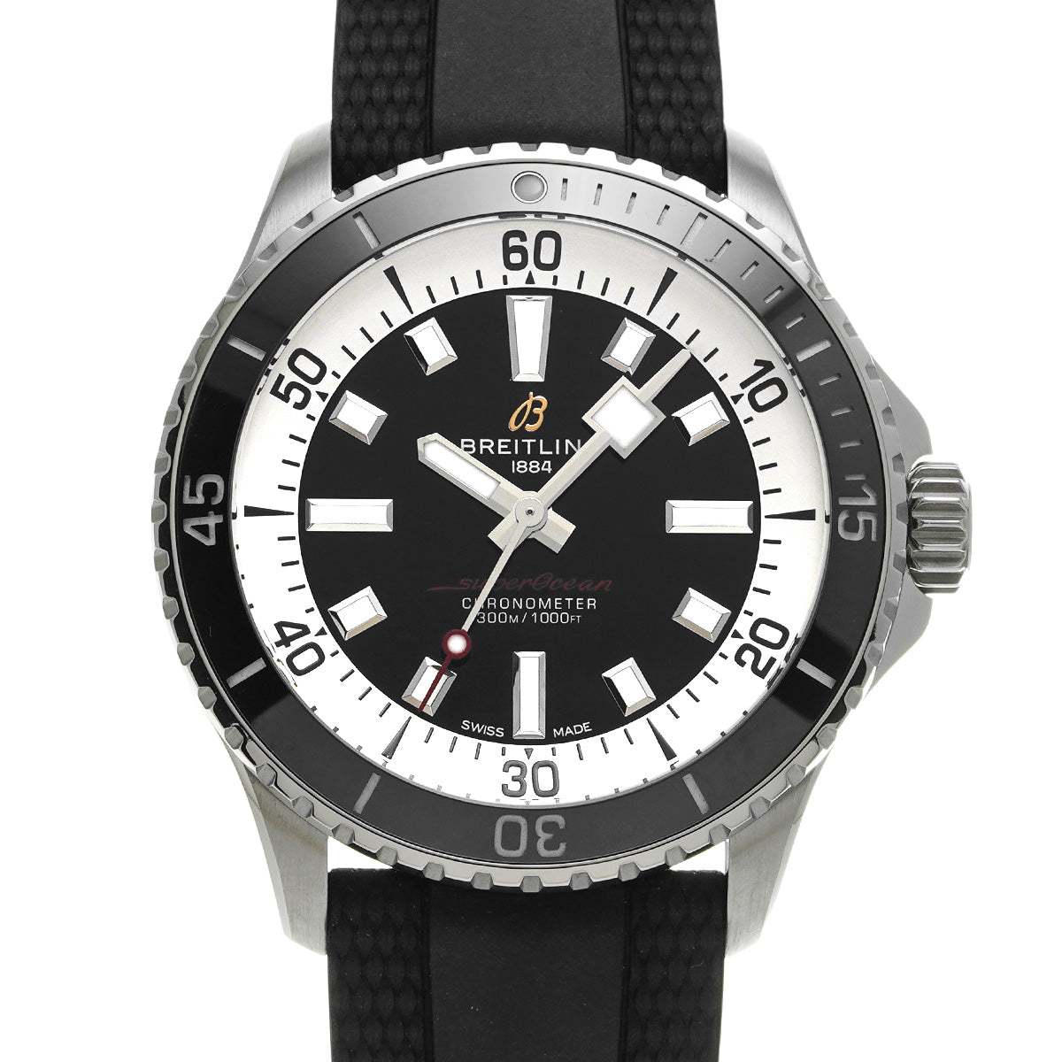 Super Ocean Automatic 42 A17375211B1S1 Black BREITLING Men's [Pre-Owned].