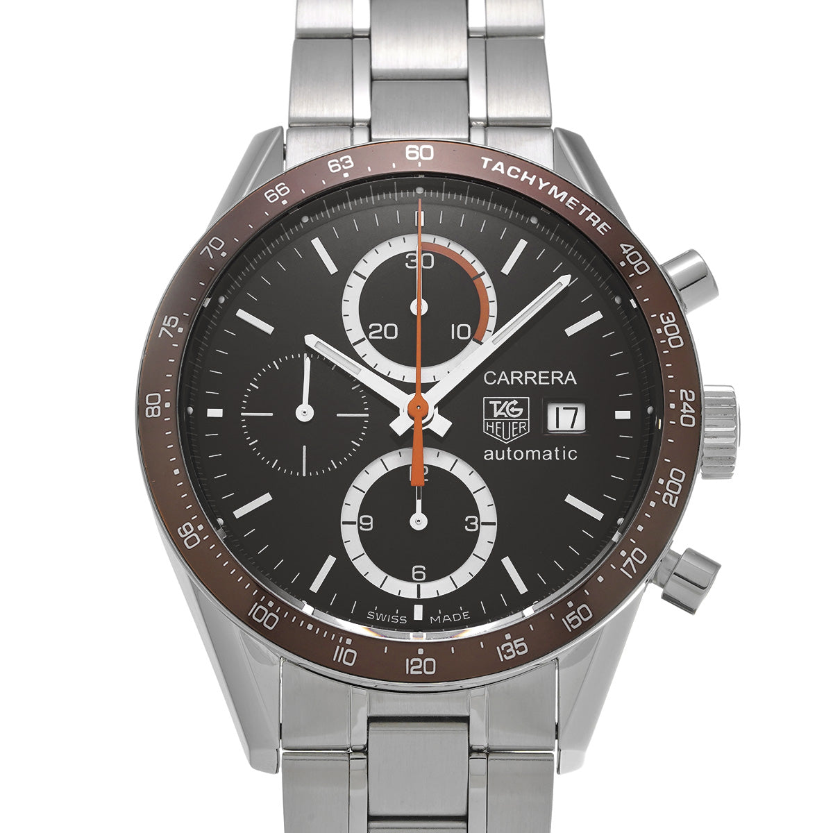 CARRERA Tachymeter Chronograph Calibre 16 CV2013.FC6206 Brown TAG HEUER Men's [Pre-Owned].