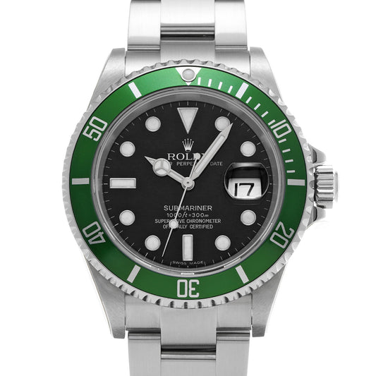 Submariner Date 16610LV Z (manufactured circa 2006) Black ROLEX Men's [Pre-Owned].