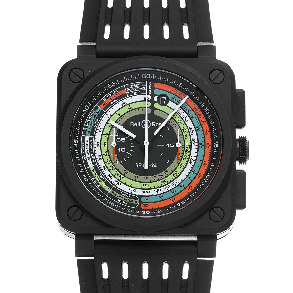 BR 03-92 Diver World Limited Edition 500 pieces BR0394-SW-CE/SRB Black Bell &amp; Ross Men's [Pre-Owned].