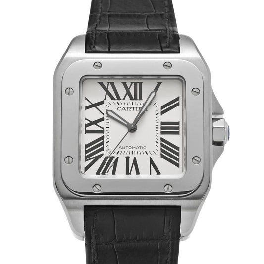 Santos 100 LM W20073X8 Silver CARTIER Men's [Pre-owned]