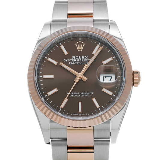 Datejust 36 126231 Random Serial Chocolate Brown ROLEX Men's [Pre-Owned].