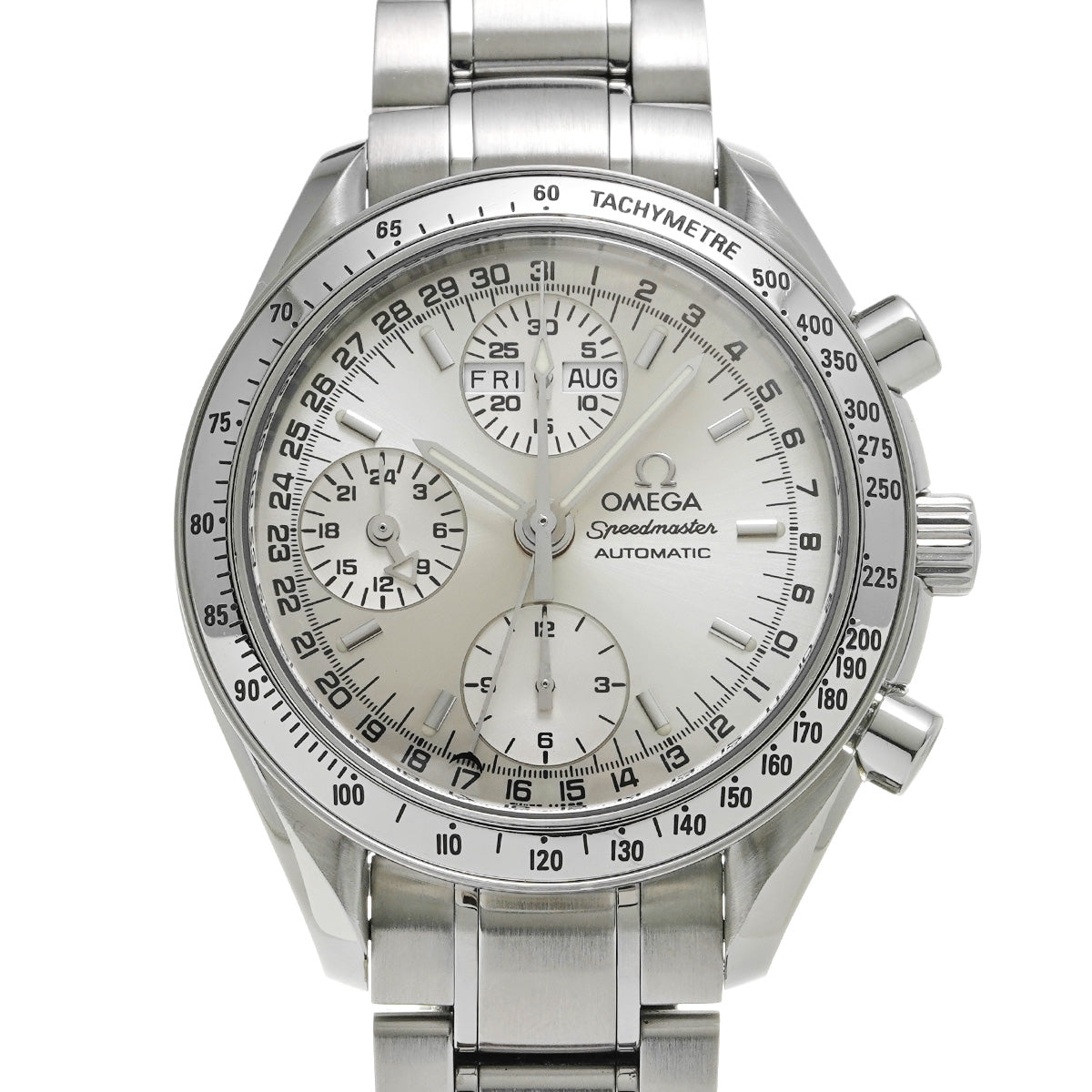 Speedmaster Triple Calendar 3523.30 Silver OMEGA Men's [Pre-Owned].