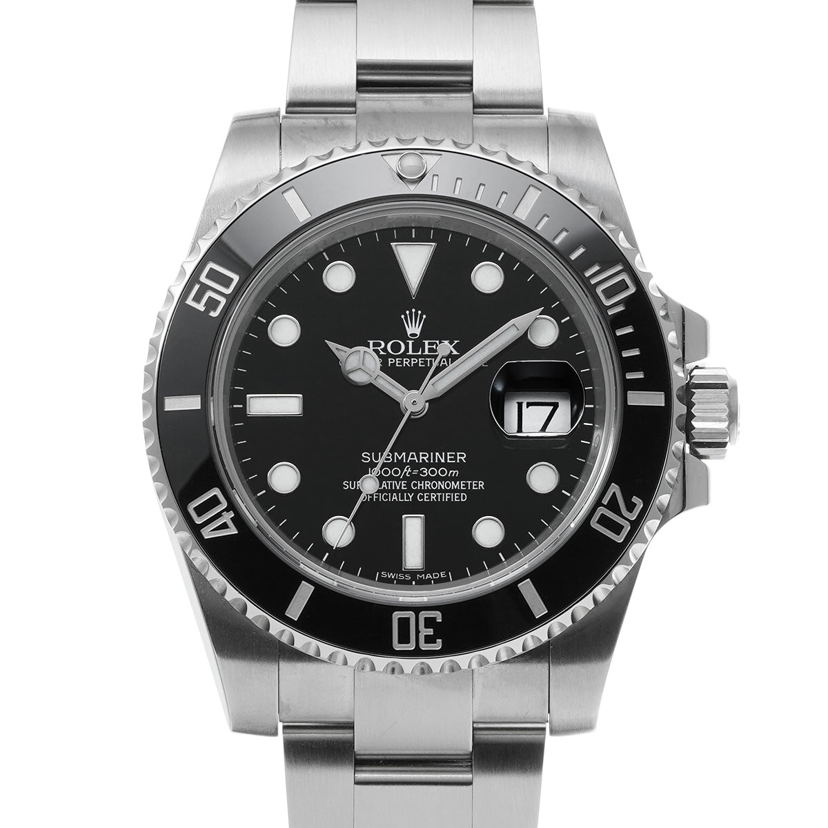 Submariner Date 116610LN Random Serial Black ROLEX Men's [Pre-Owned].