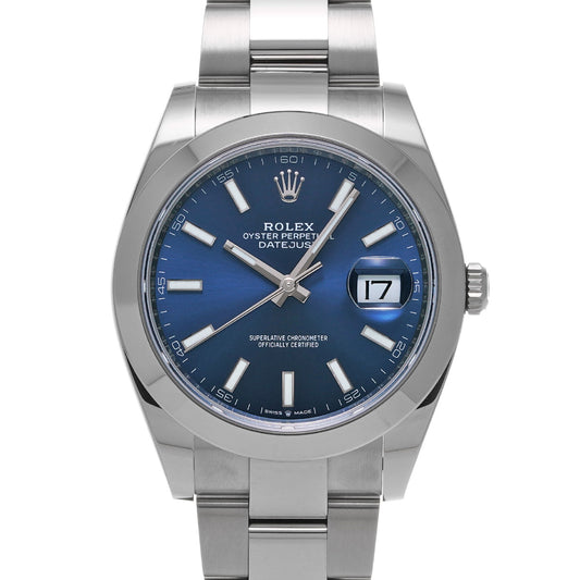 Datejust 41 126300 Random Serial Blue ROLEX Men's [Pre-Owned].