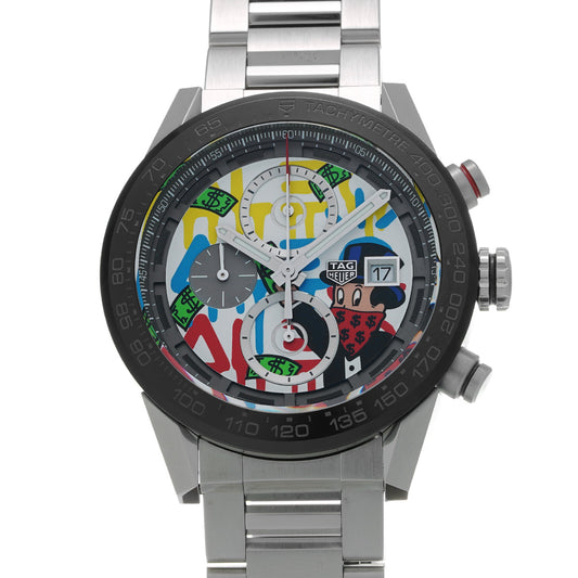 Carrera Calibre Heuer 01 Alec Monopoly Special Edition CAR201AA.BA0714 White TAG HEUER Men's [Pre-Owned].