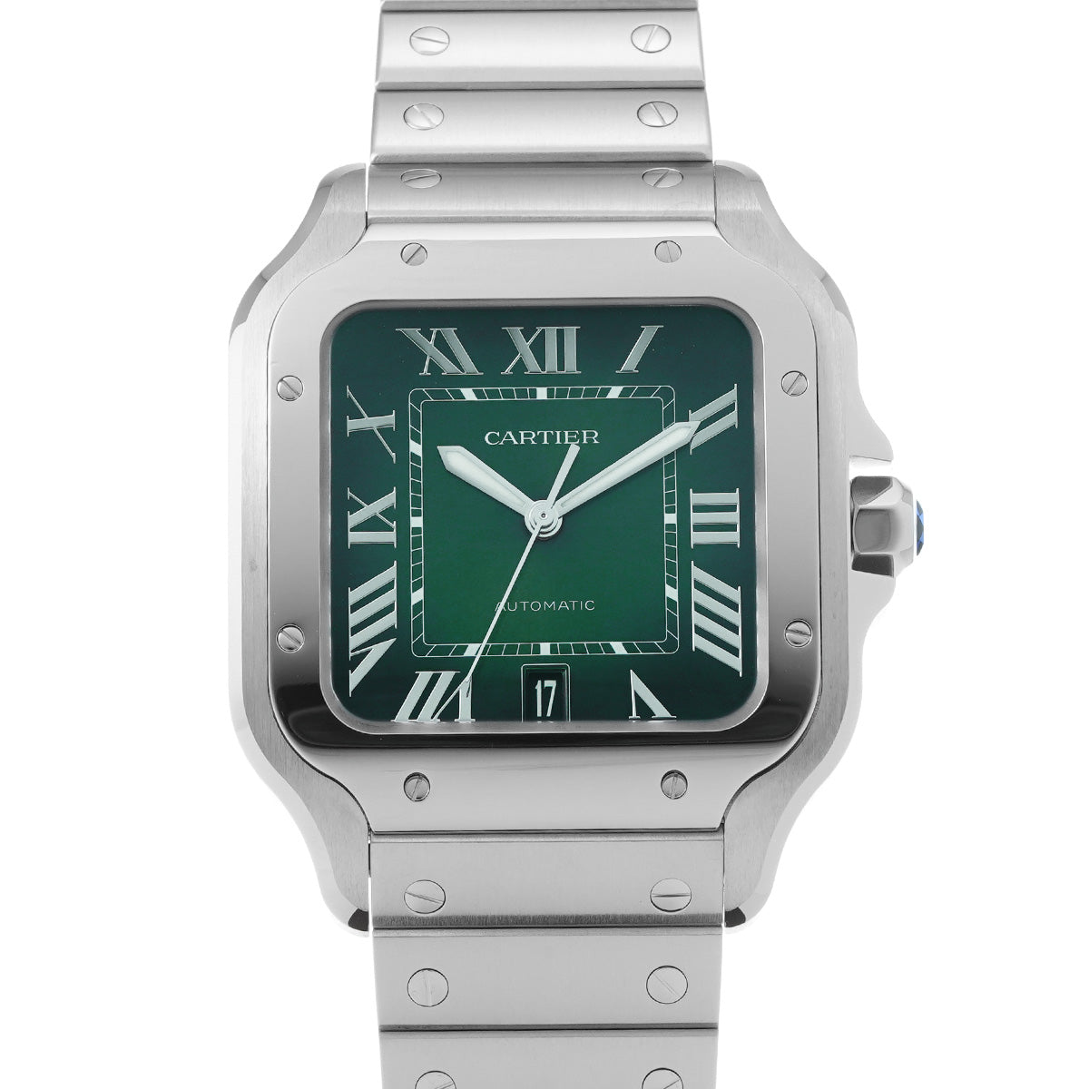 Santos de Cartier LM WSSA0062 Green CARTIER Men's [Pre-owned].