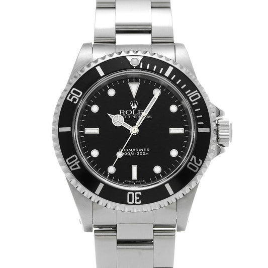 Submariner 14060 A (manufactured circa 1999) Black ROLEX Men's [Pre-Owned].