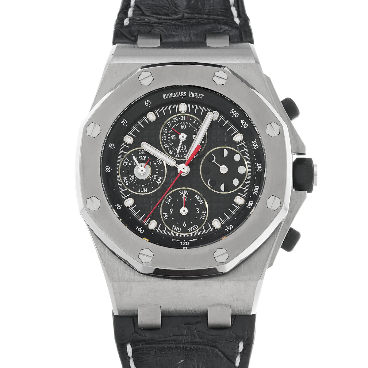 Royal Oak Offshore Chronograph Perpetual Calendar 26209TI.OO.D101CR.01 Black AUDEMARS PIGUET Men's [Pre-Owned].