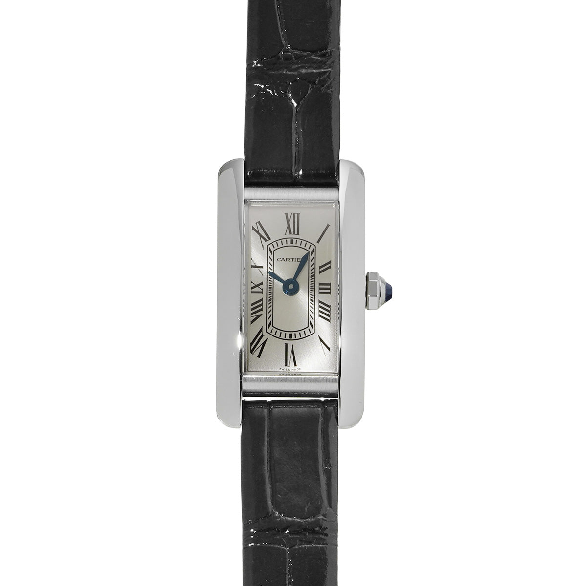 Tank American watch mini WSTA0081 Silver CARTIER Ladies [Pre-owned]