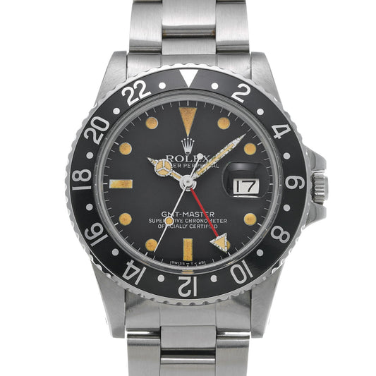 GMT Master 16750 66s (manufactured circa 1981) Black ROLEX Men's [Pre-Owned].