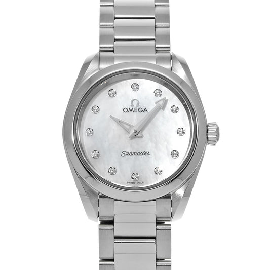 Seamaster Aqua Terra 220.10.28.60.55.001 White MOP/Diamond OMEGA Ladies [Pre-owned]