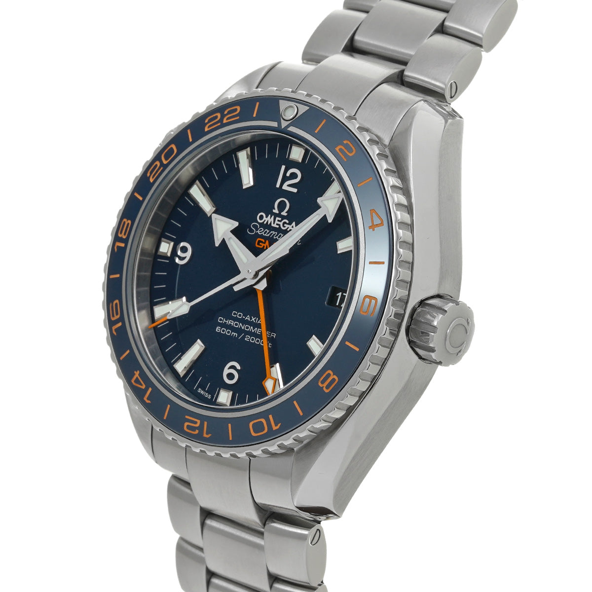 Seamaster Planet Ocean 600 Co-Axial GMT Good Planet 232.30.44.22.03.001 Blue OMEGA Mens [Pre-Owned]