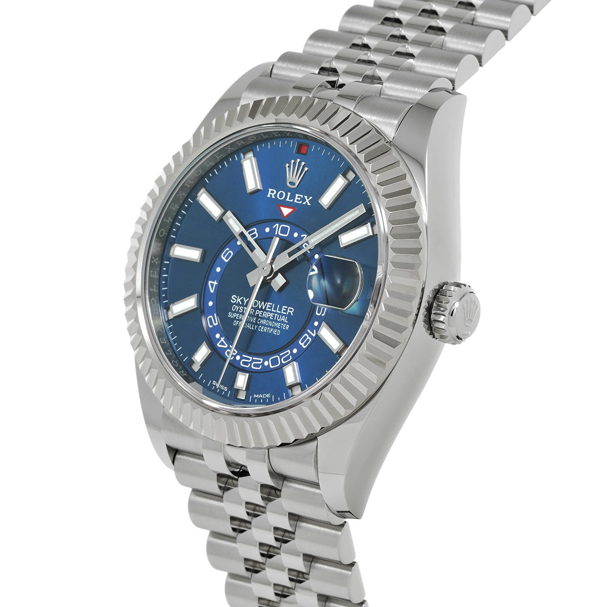 SKYDWELLER 326934 Random Serial Blue ROLEX Men's [Pre-Owned].