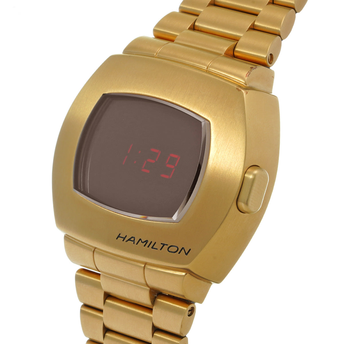 American Classic PSR Digital Quartz H52424130 Red HAMILTON Men's [Pre-Owned].