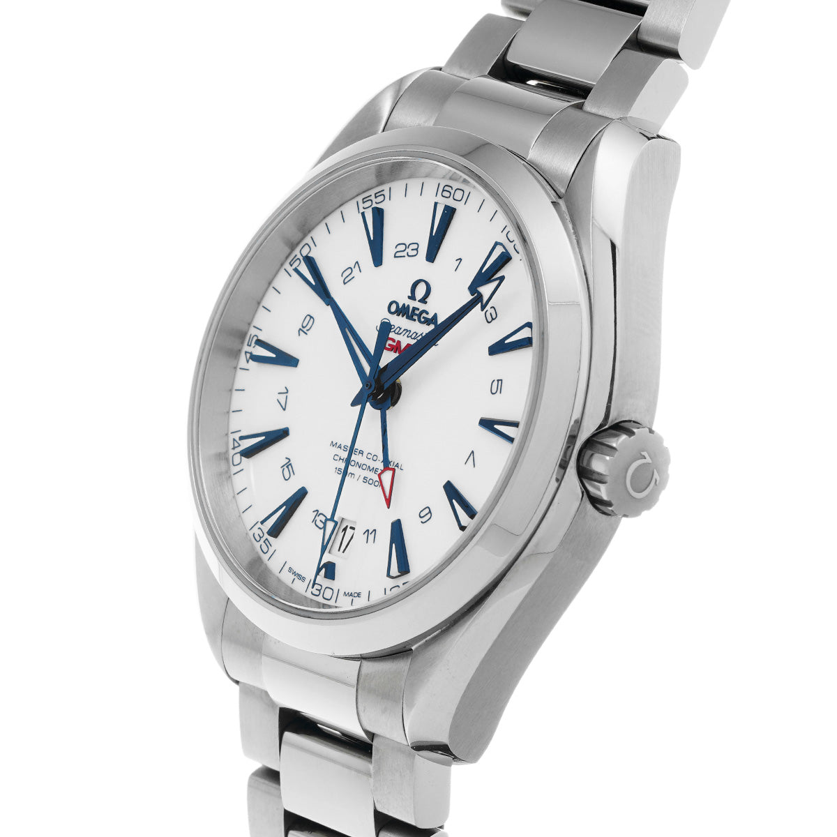 Seamaster Aqua Terra Good Planet Master Co-Axial GMT 231.90.43.22.04.001 White OMEGA Men's [pre-owned]