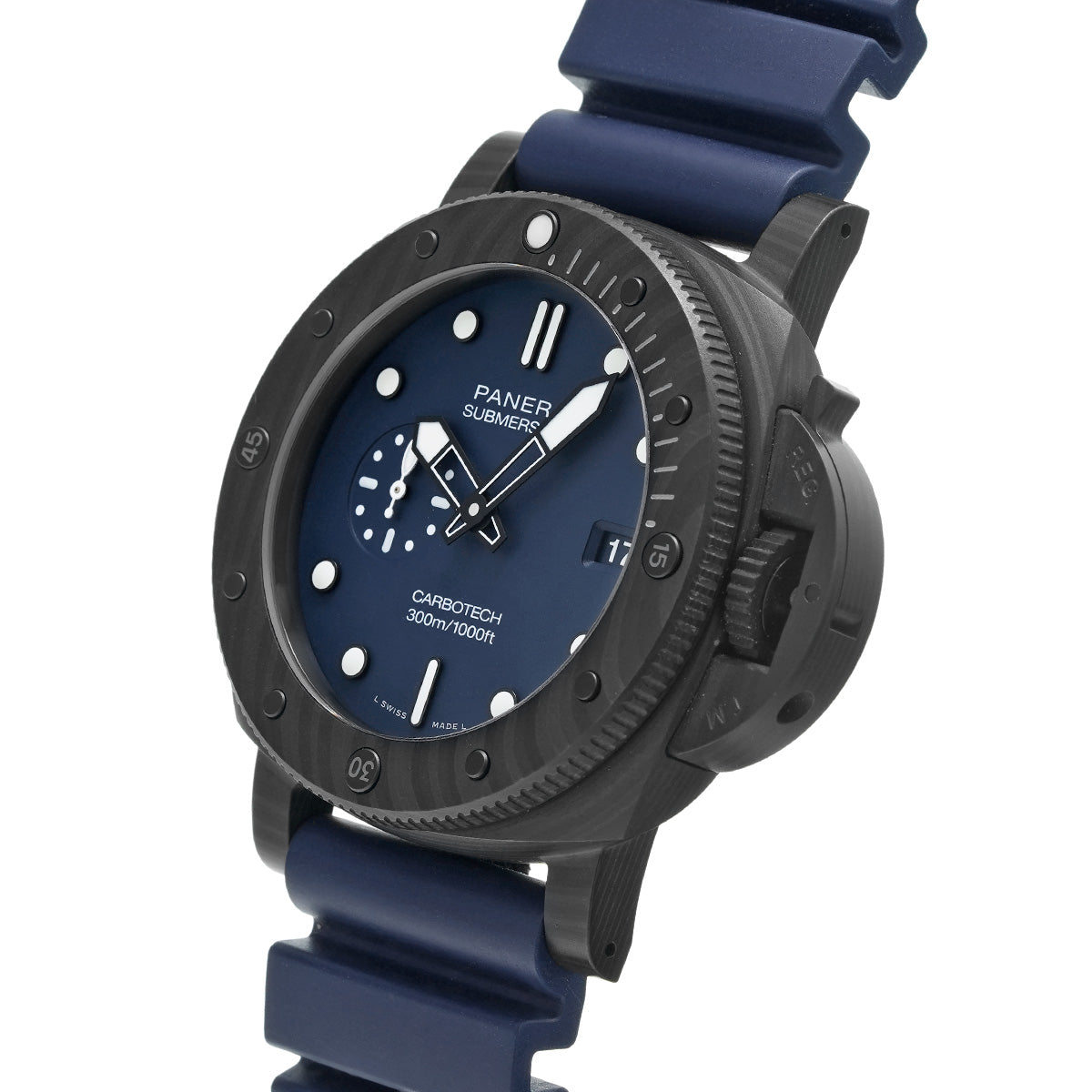 Submersible Quaranta Quattro Blue Abisso PAM01232 Y (manufactured circa 2022) Blue PANERAI Men's [Pre-Owned]