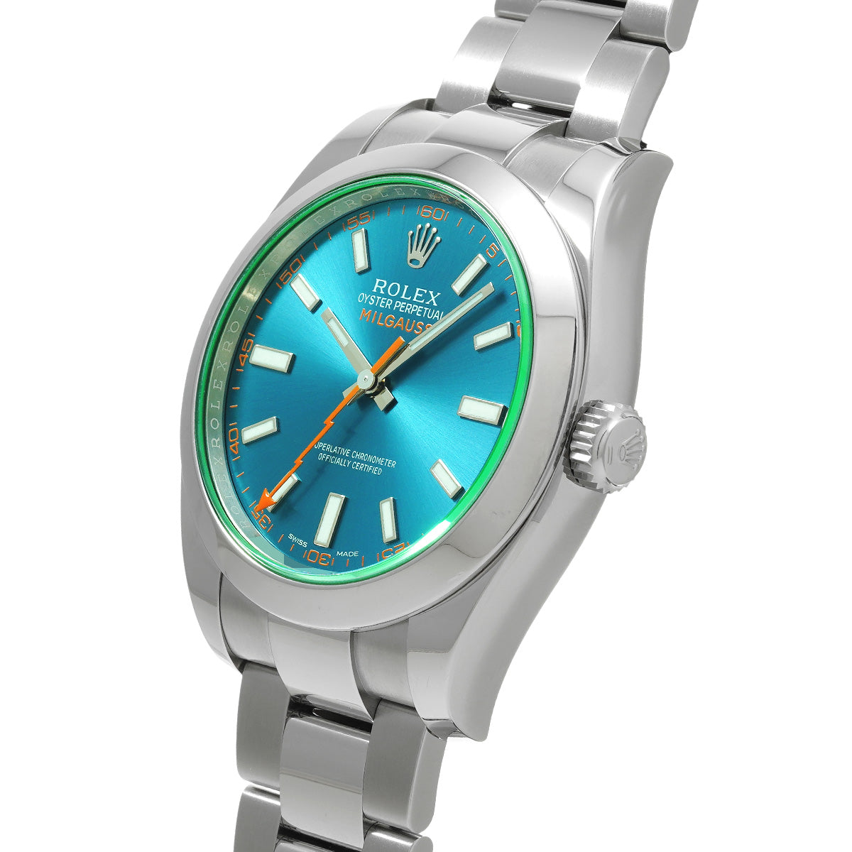 Milgauss 116400GV Random Serial Z-Blue ROLEX Men's [Pre-Owned].