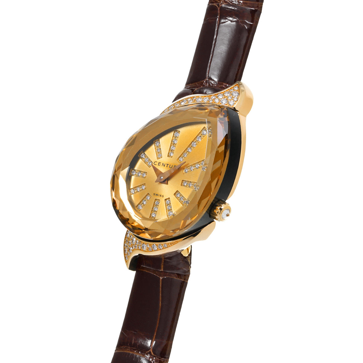 Ballerina 718.2.F.P30.76.CJK Champagne/Diamond CENTURY Ladies [pre-owned].