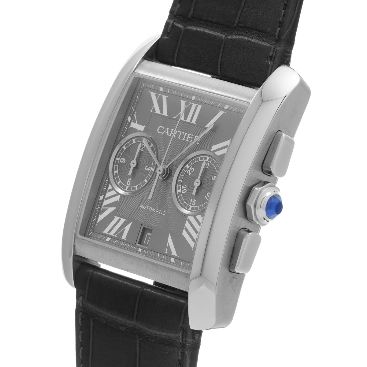 Tank MC Chronograph W5330008 Gray CARTIER Men's [Pre-Owned].
