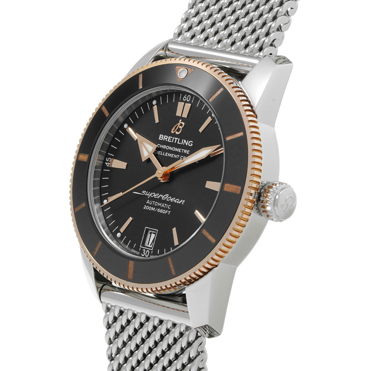 Super Ocean Heritage B20 Automatic 42 UB2010121B1S1 Black BREITLING Men's [Pre-Owned].