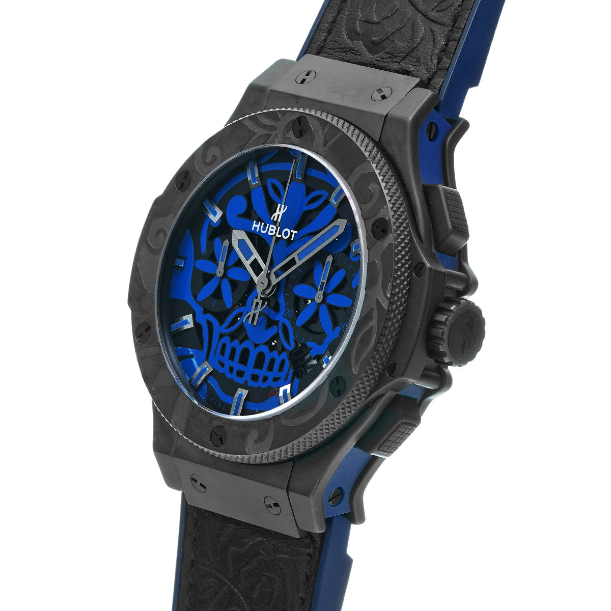 Big Bang Sugar Skull Blue Cobalt 311.CI.1190.VR.AKS16 Black HUBLOT Men's [Pre-owned]