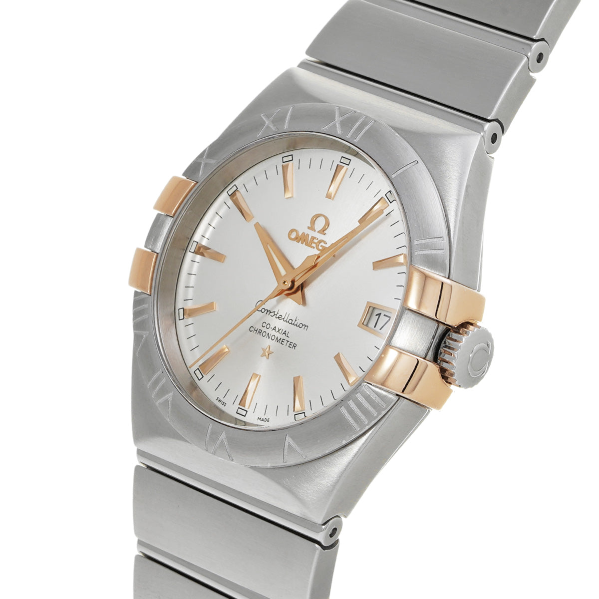 Constellation Co-Axial Chronometer 123.20.35.20.02.003 Silver OMEGA Men's [Pre-Owned].