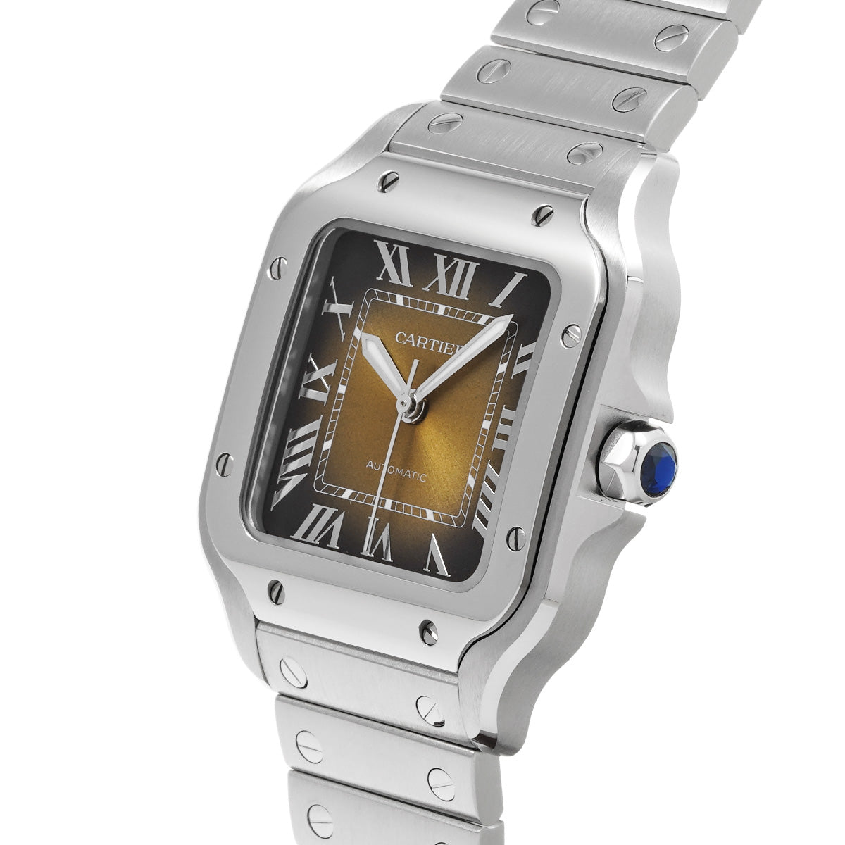 Santos de Cartier MM WSSA0065 Brown Gradation CARTIER Men's [Pre-owned]