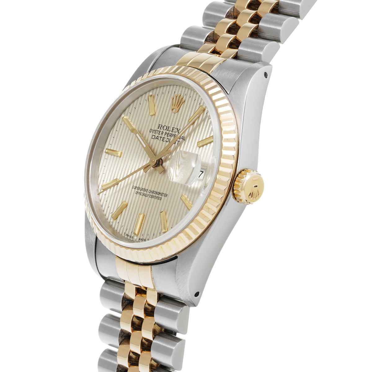 Datejust 16233 R (manufactured circa 1987) Silver ROLEX Men's [Pre-Owned].