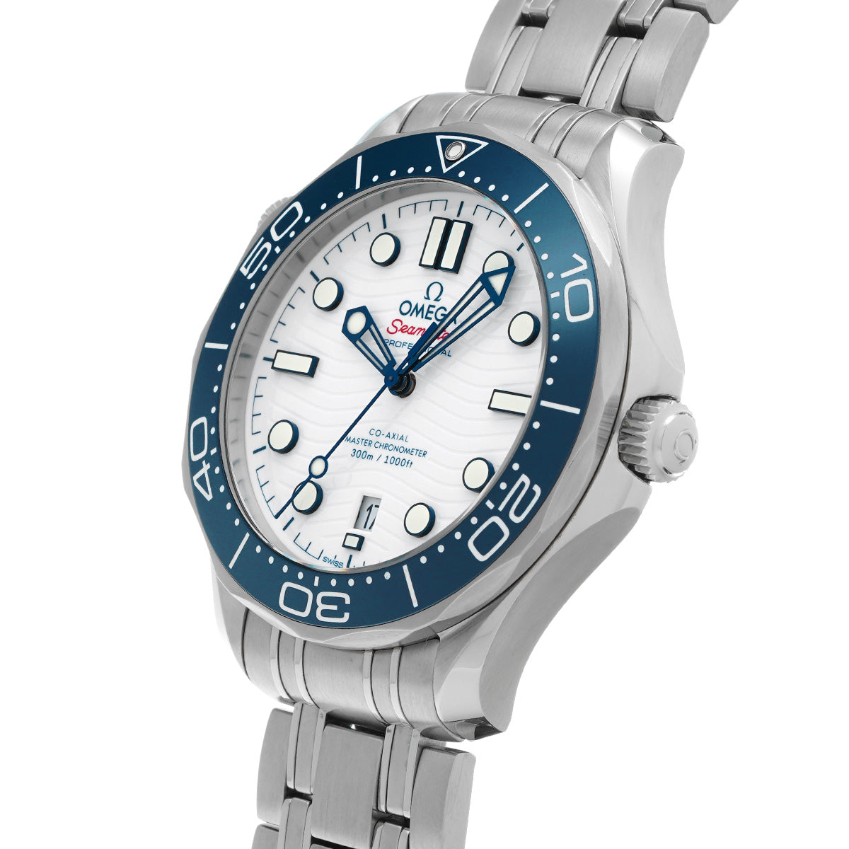 Seamaster Diver 300 Co-Axial Master Chronometer 2020 Tokyo Olympics 522.30.42.20.04.001 White OMEGA Mens [Pre-Owned].