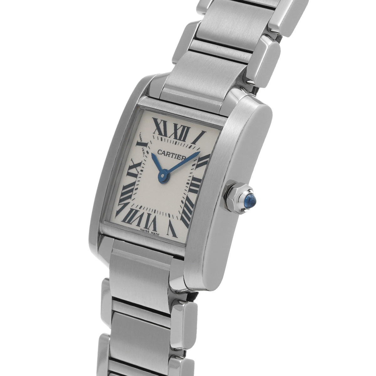 Tank Francaise SM W51008Q3 Silver CARTIER Ladies [Pre-owned]