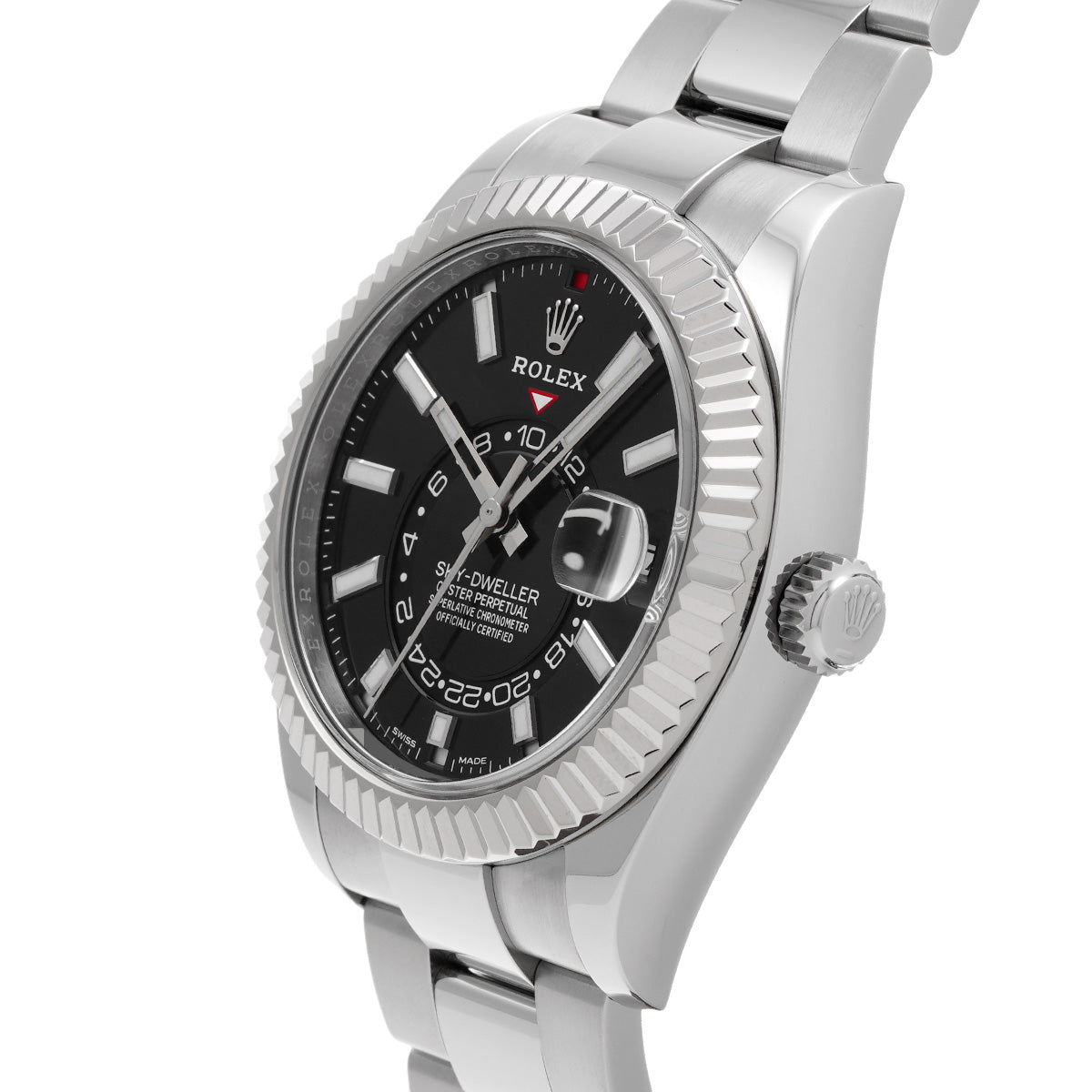 SKYDWELLER 326934 Random Serial Black ROLEX Men's [Pre-Owned].