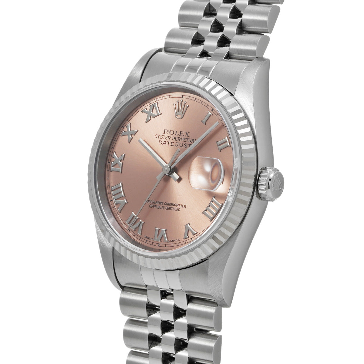 DATE JUST 16234 U (manufactured circa 1998) Pink ROLEX Men's [Pre-Owned].