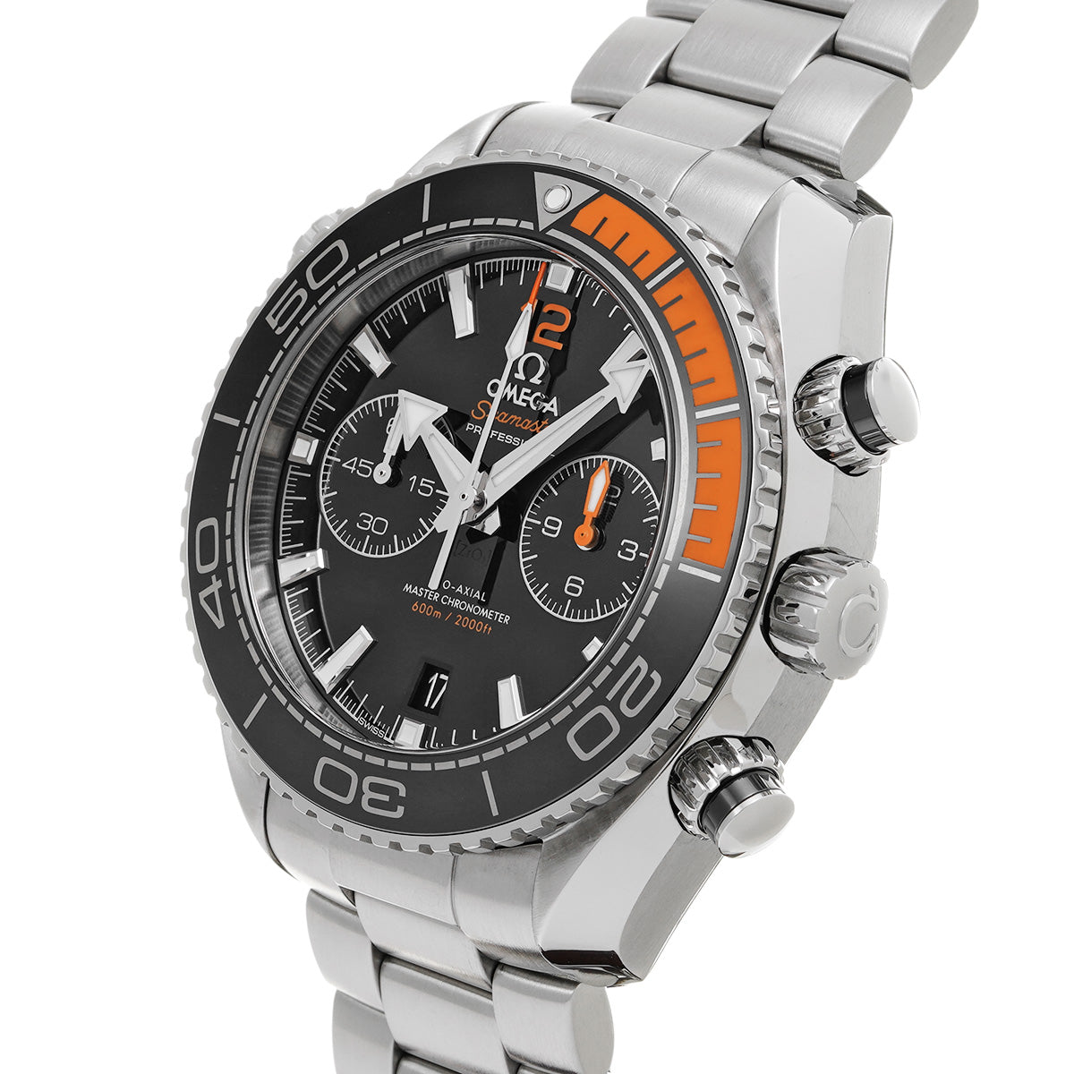 Seamaster Planet Ocean 600 Co-Axial Master Chronometer Chronograph 215.30.46.51.01.002 Black OMEGA Men's [pre-owned].