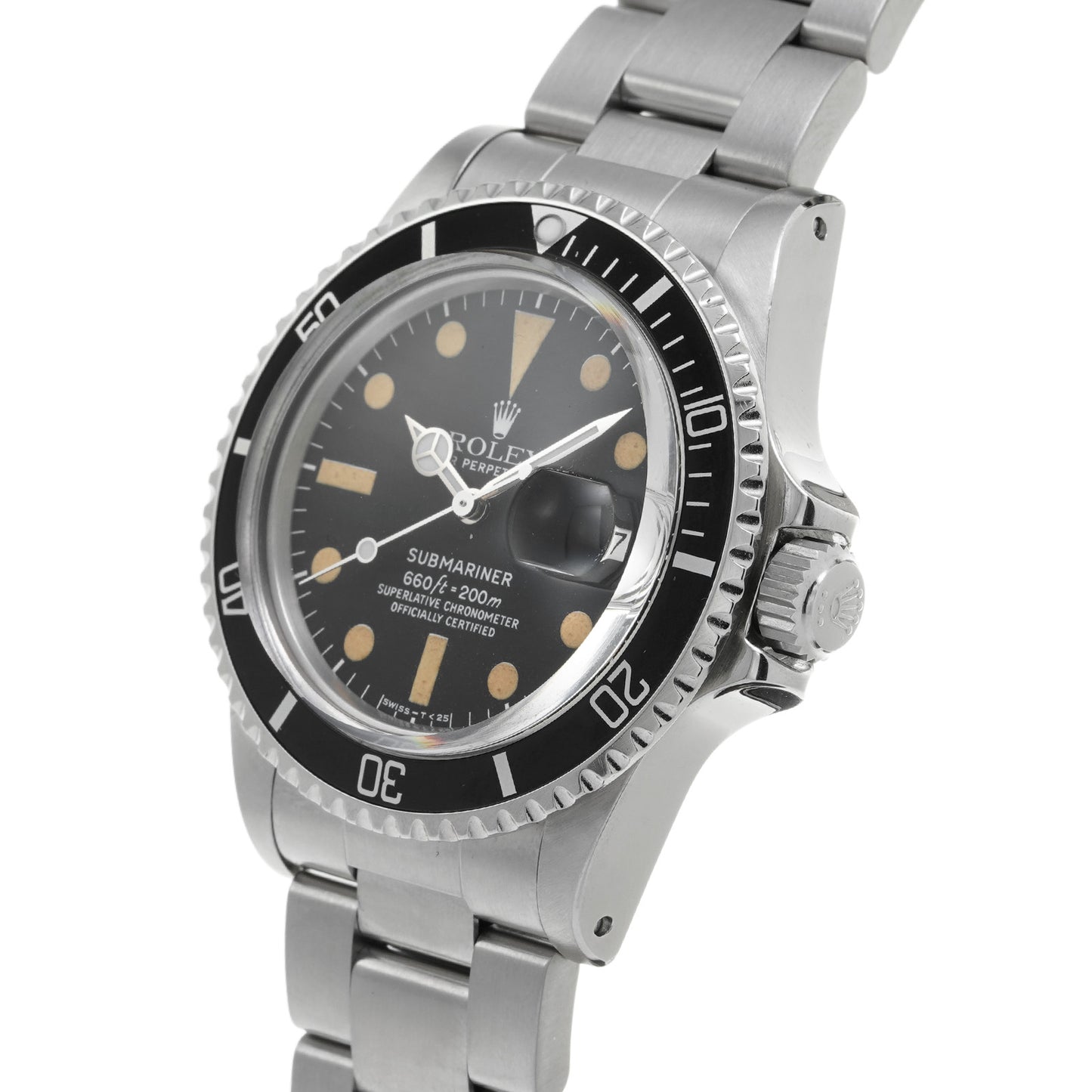 Submariner date mark2 1680 53s (manufactured circa 1977) Black ROLEX men's [used].