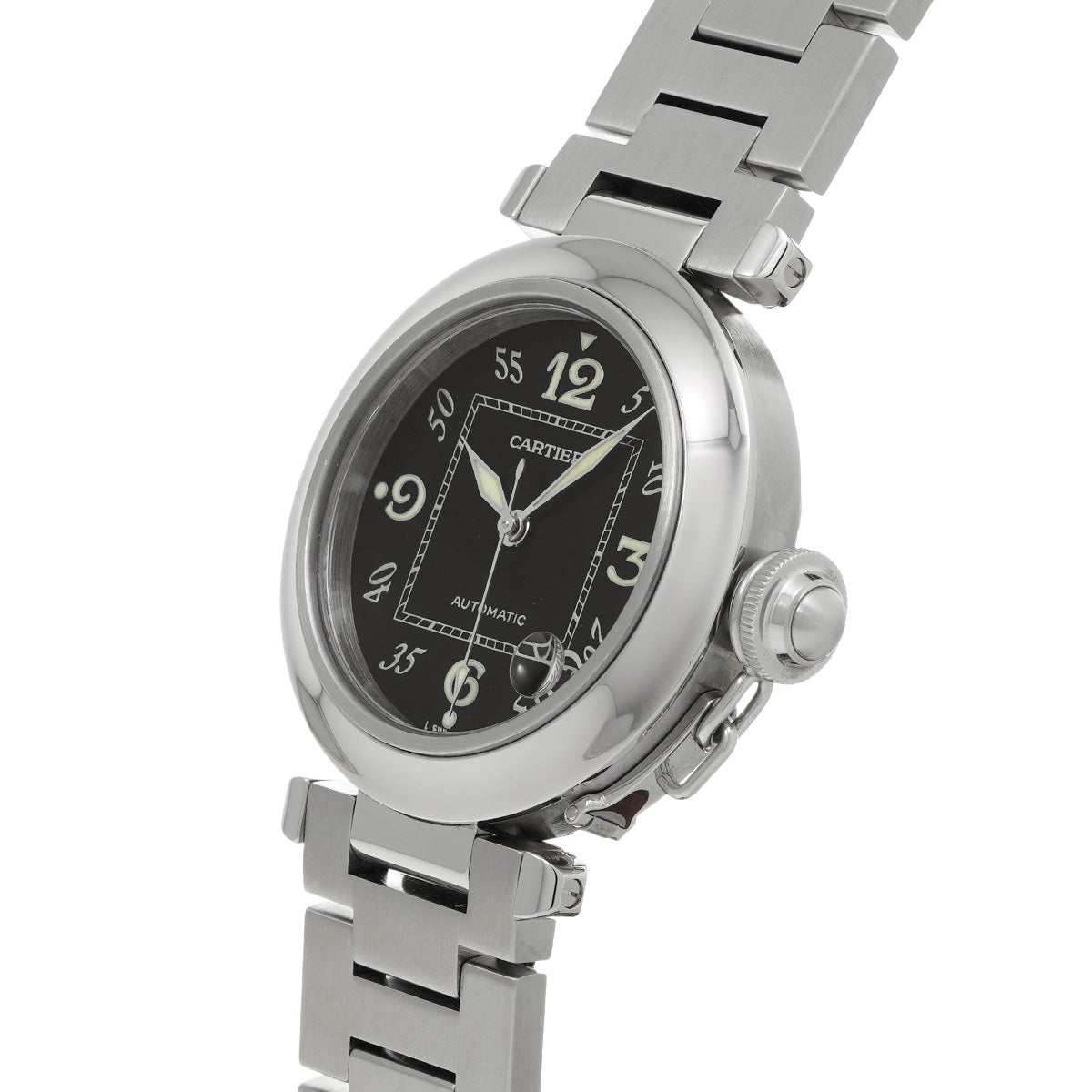 W31043M7 Pasha C Black CARTIER Unisex [Pre-Owned].