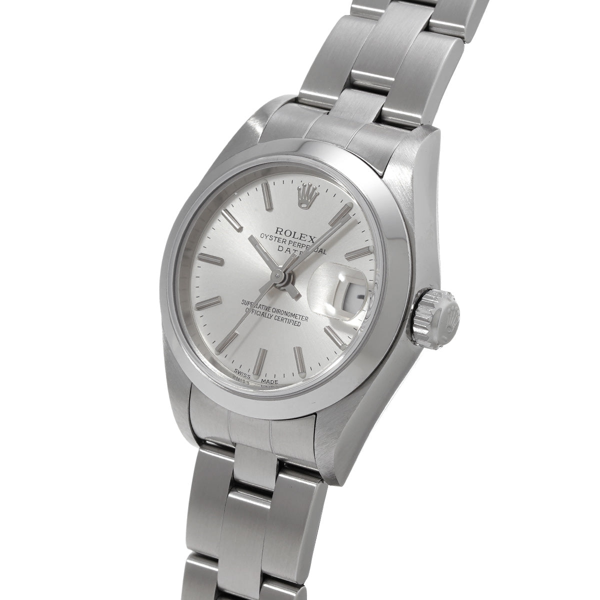 DATE JUST 79160 K (manufactured circa 2001) Silver ROLEX Ladies [Pre-owned].