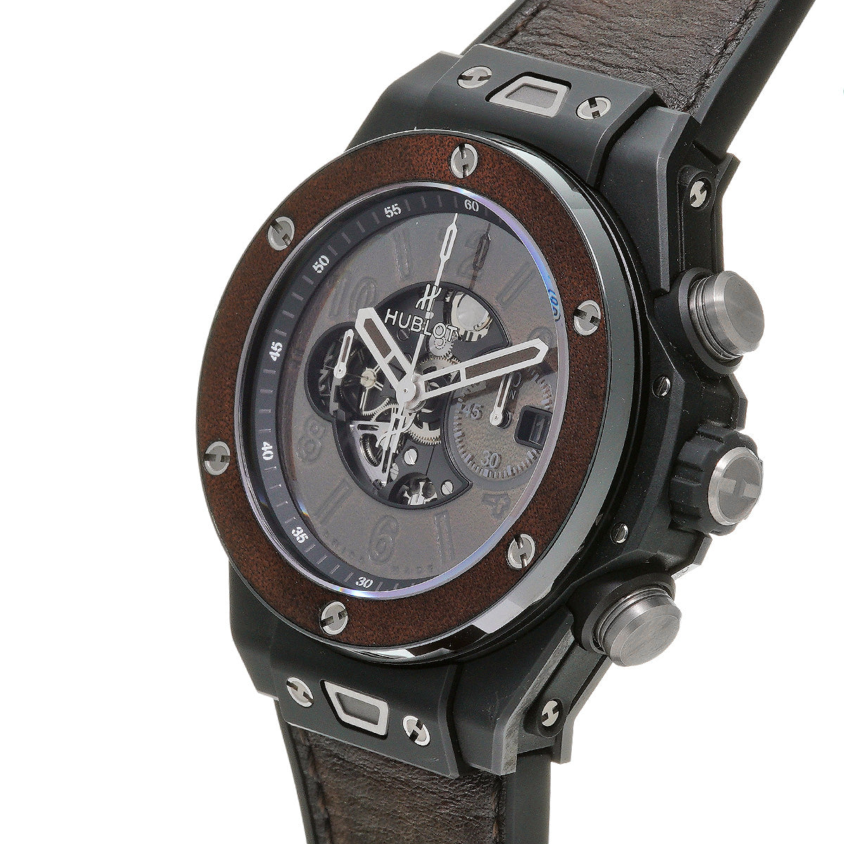 Big Bang Unico Berluti Cold Brown 411.CI.0500.VR.BER20 Brown HUBLOT Men's [Pre-owned].