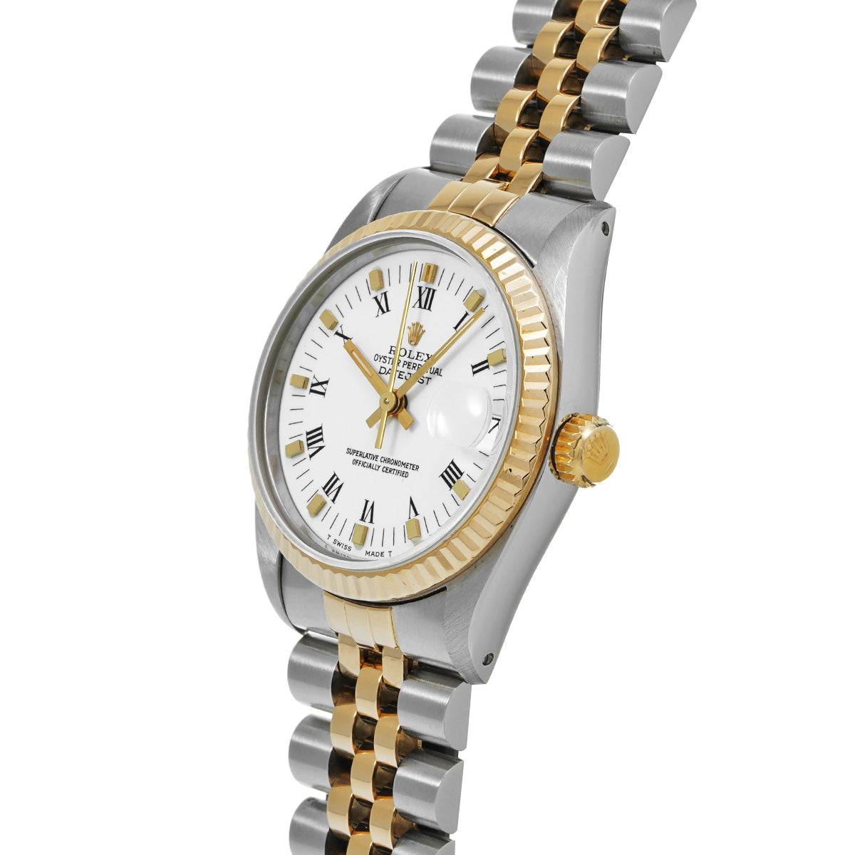 DATE JUST 68273 White ROLEX Unisex [Pre-Owned].