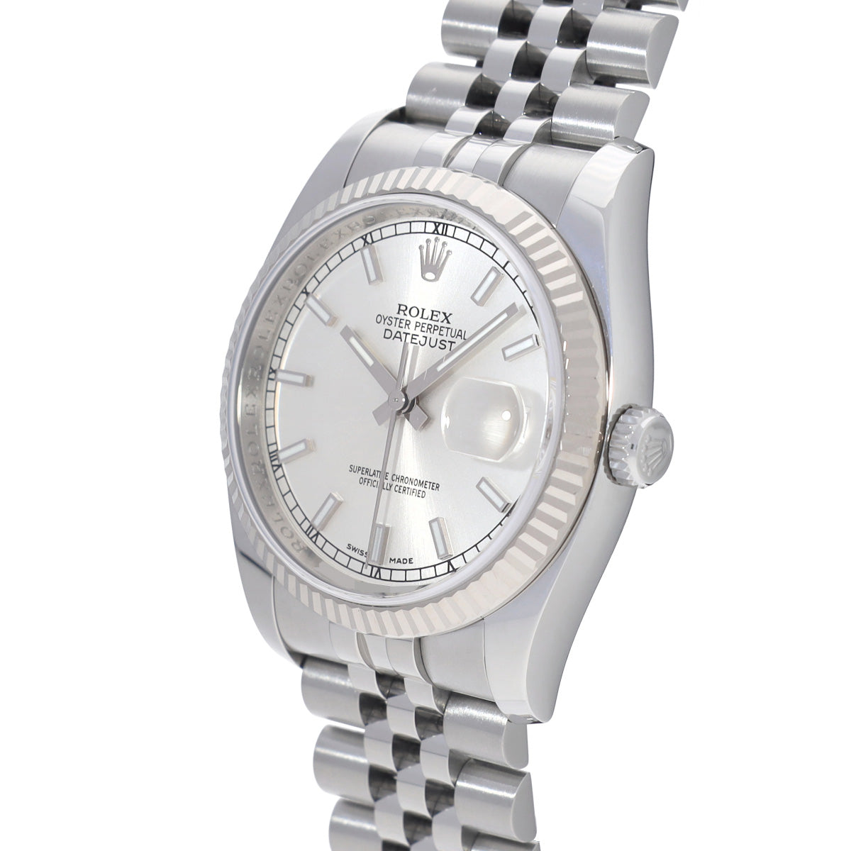 DATE JUST 116234 M (made around 2008) Silver ROLEX Men's [Pre-Owned].