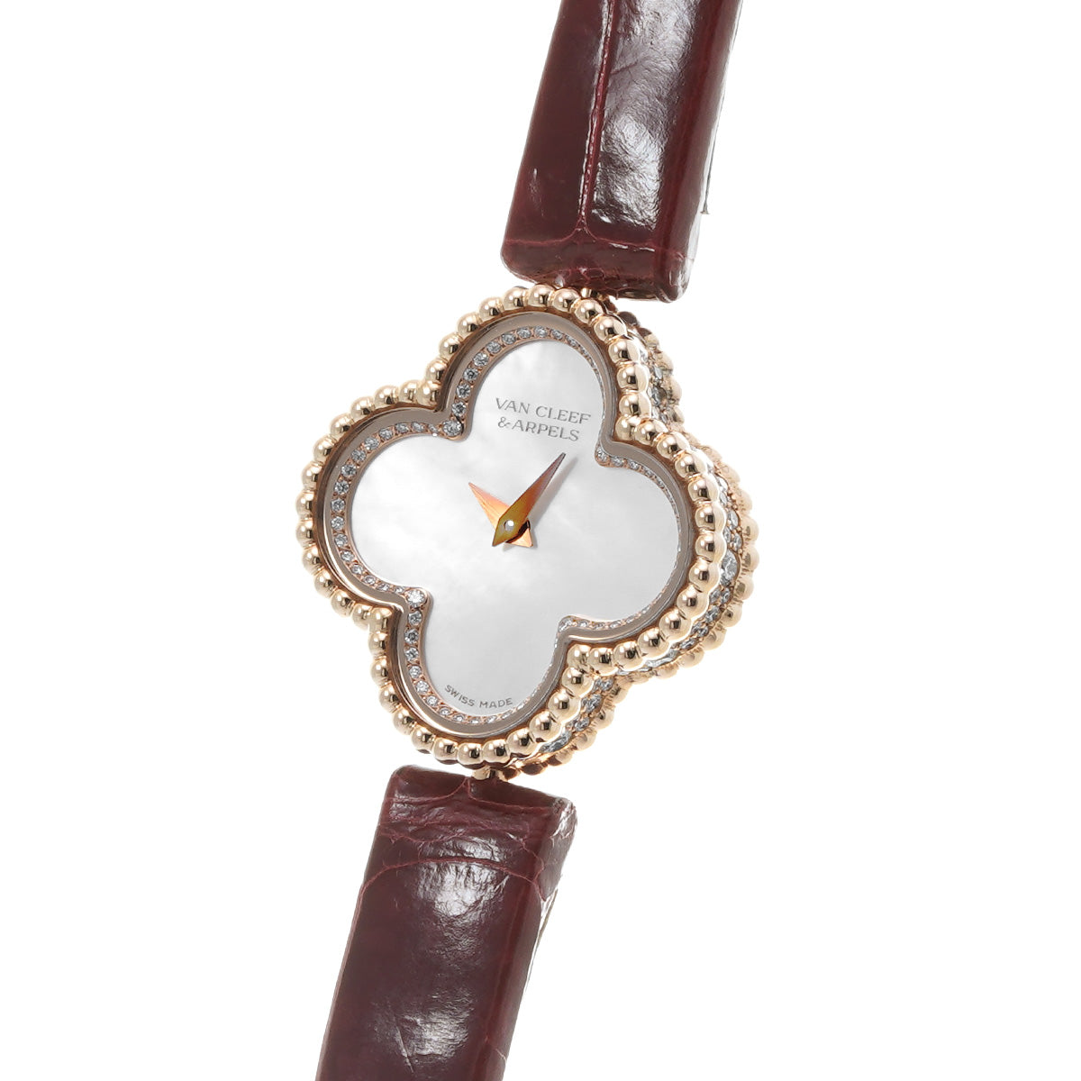 Sweet Alhambra VCARO8WS00 White MOP Van Cleef &amp; Arpels Women's [pre-owned].
