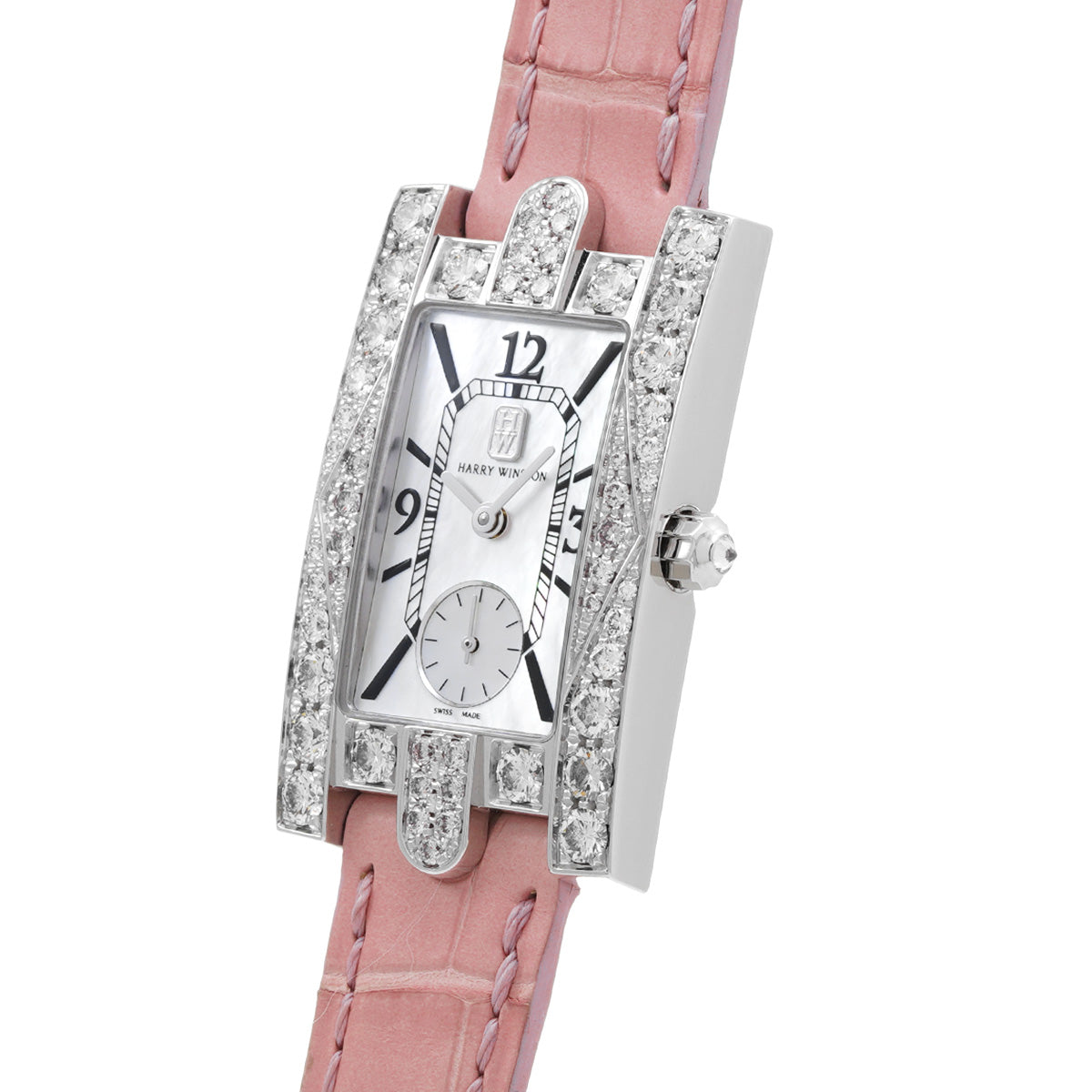 Avenue Aurora AVEQHM21WW185 White MOP HARRY WINSTON Women's [Pre-owned].