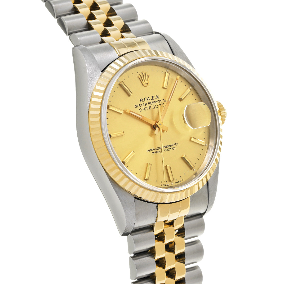 Datejust 16233 S (manufactured circa 1994) Champagne ROLEX Men's [Pre-Owned].