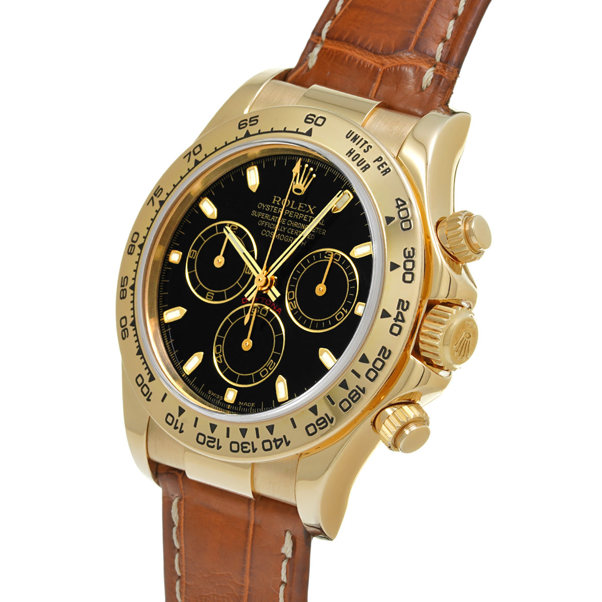 Cosmograph Daytona 116518 P (manufactured around 2000) Black ROLEX Men's [Pre-Owned].