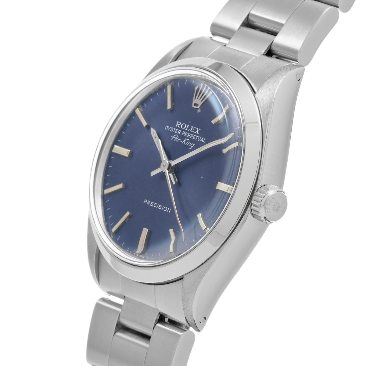 Air-King 5500 80's (manufactured circa 1983) Blue ROLEX Men's [Pre-Owned].