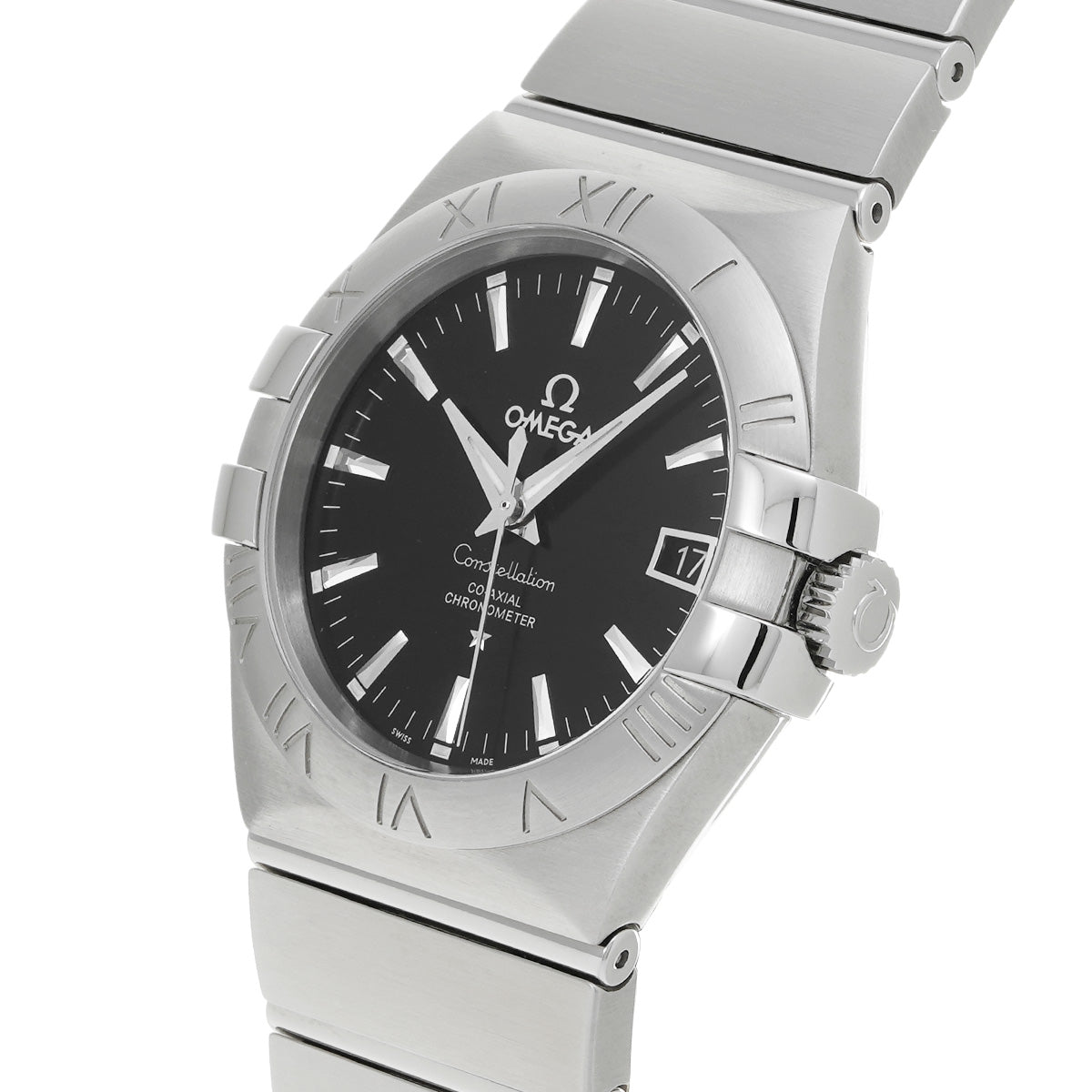 Constellation Co-Axial Chronometer 123.10.35.20.01.001 Black OMEGA Men's [pre-owned].