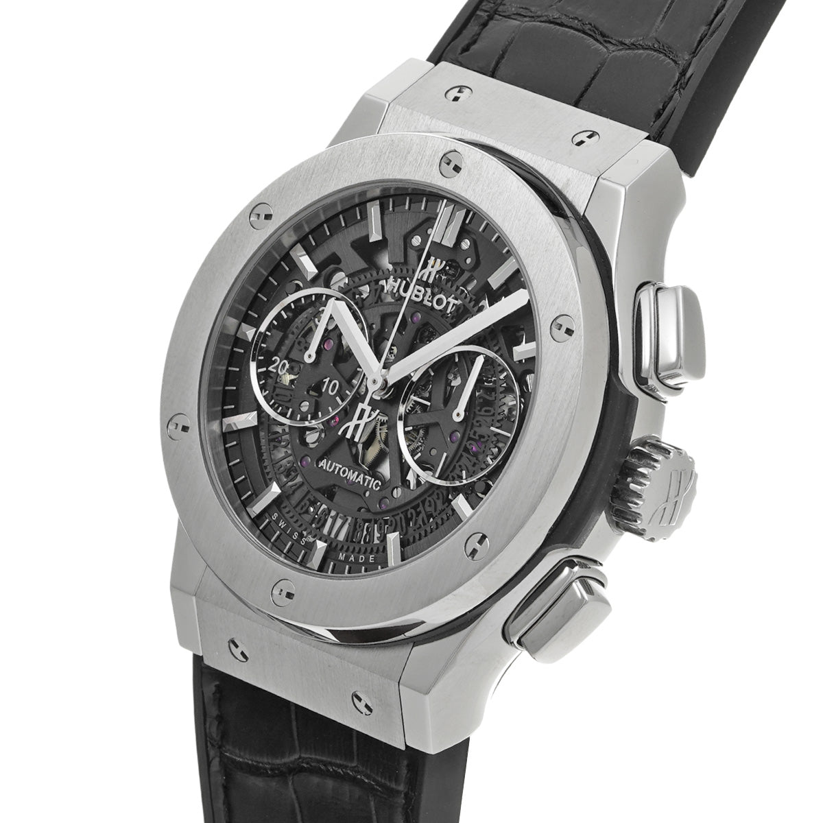 Classic Fusion Aerofusion Titanium 525.NX.0170.LR Skeleton HUBLOT Men's [Pre-Owned].
